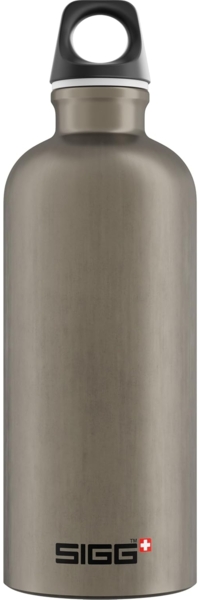 Trinkflasche "Traveller" 0,6 l silber Smoked Pearl