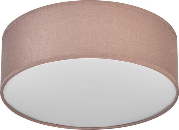 Osram ORBIS PARIS Deckenleuchte 300mm, braun, E27-Sockel, kann mit smarter Lampe bestückt werden, hochwertiges, modernes Design, mit Stoffschirm, geeignet für Innenräume, rund, IP20 Schutzklasse
