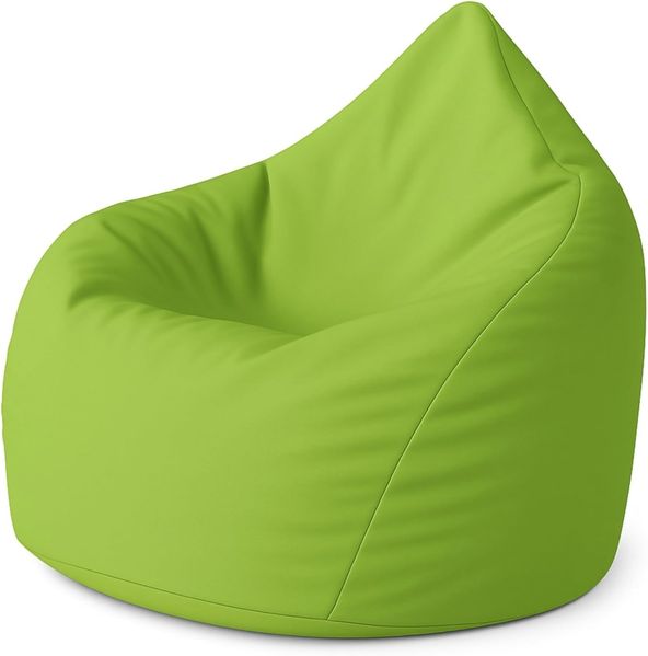 PATCH HOME Patchhome Sitzsack Tropfenform - Kiwi für In & Outdoor XXXL 480 Liter - mit Styropor Füllung in 25 versch. Farben und 3 Größen