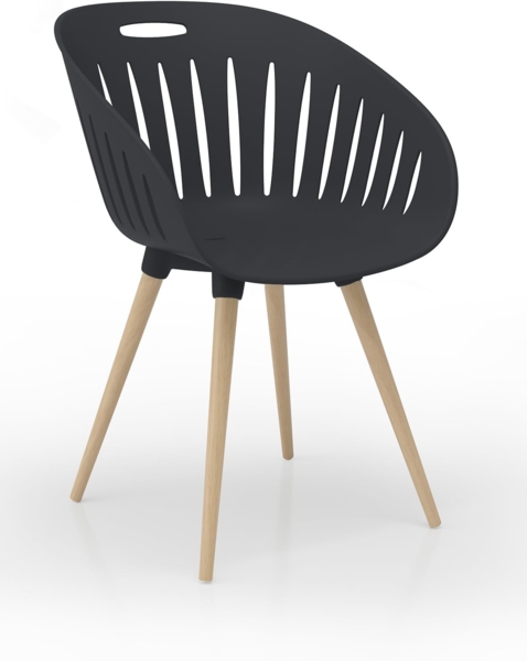 Topstar Outdoorstuhl T2023 2er Set anthrazit