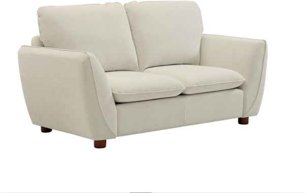 Vente-unique - Sofa 2‑Sitzer – Stoff – Offwhite – MENARDIA