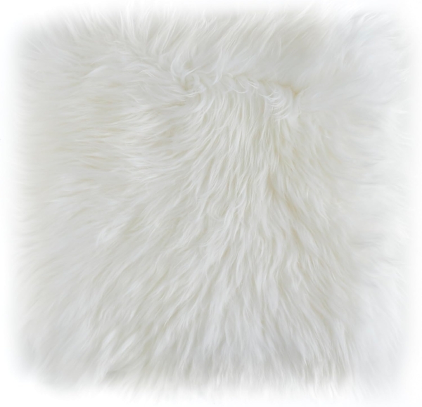 LUXOR living Stuhlkissen Sitzauflage Lammfell, Sitzauflage, rund oder eckig, echtes Lammfell, auch als 4er Set