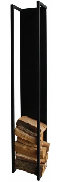 Spinder Design CUBIC FIRE Holzlager - Schwarz