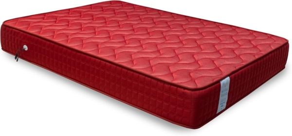 Imperial Confort 619262 Matratze Helsinki Massage 25, Memory-Schaum, Baumwollmischung, Weiß/Rot, 105x200 cm Bild 4