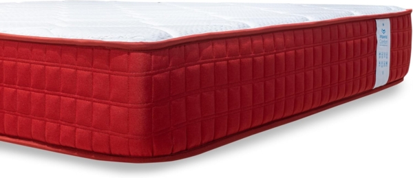 Imperial Confort 619262 Matratze Helsinki Massage 25, Memory-Schaum, Baumwollmischung, Weiß/Rot, 105x200 cm Bild 5