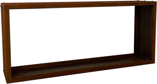 Kaminholzregal Brennholzregal Edelrost 115x50x25 cm Holzregal Rost Cortenstahl Bild 8