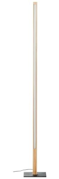 Brilliant AG Leuchten G99069-76 LED Stehleuchte Arion Schwarz Holz 3000K
