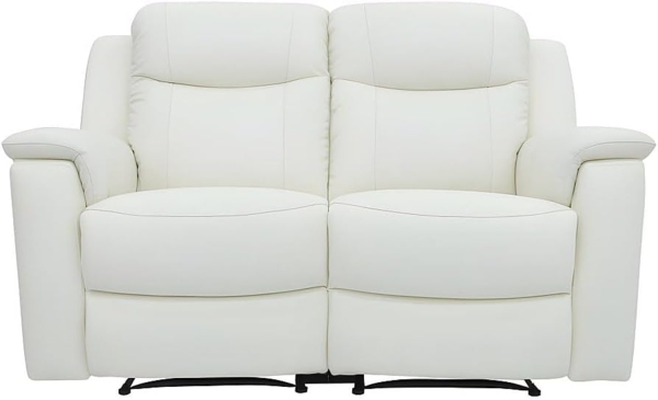 Vente-unique - Relaxsofa Leder 2-Sitzer - Elfenbeinfarben - EVASION Bild 3