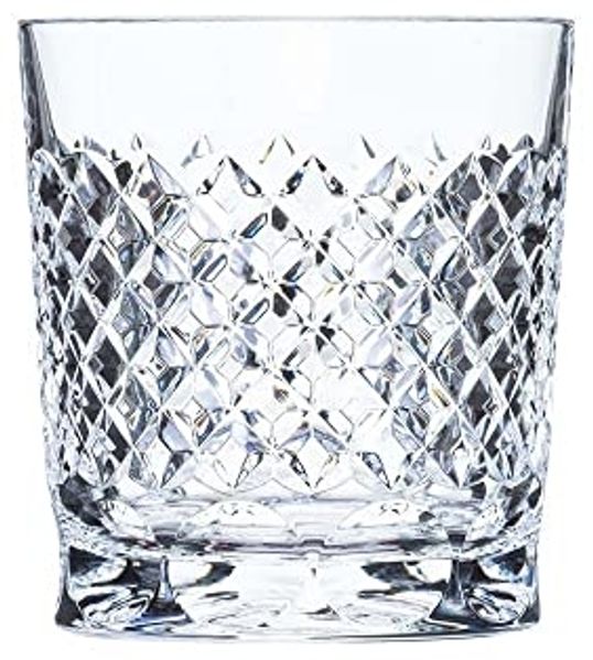 Whiskyglas Kristall Karo clear (9,3 cm)