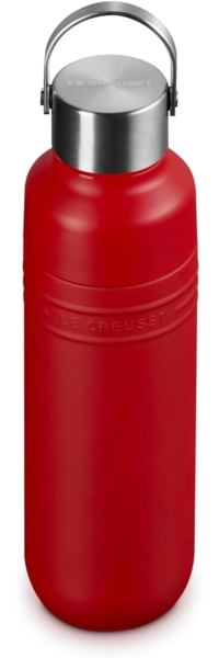 Le Creuset Trinkflasche 500ml Kirschrot Edelstahl - Rot