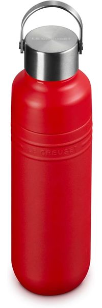 Le Creuset Trinkflasche 500ml Kirschrot Edelstahl - Rot