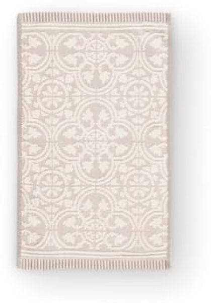 PiP Studio Gästehandtuch Tile de Pip Gästehandtuch khaki 30x50cm (1 Stück), Baumwolle (225545)