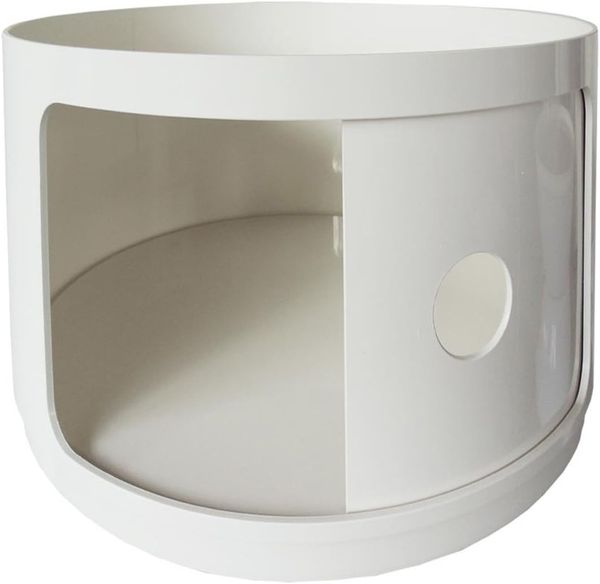 Kartell 495503 Baukastenelement Componibili rund undurchsichtig Durchmesser 42x38,5 cm ABS, weiß