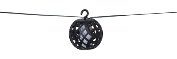 LED Solar-Lichterkette ,Flame', 8 LEDs, tanzende Flammen, schwarz, L 210 cm Bild 4