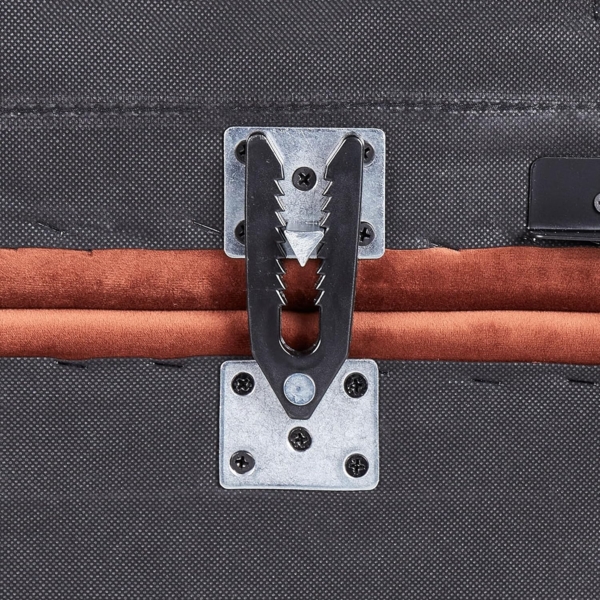 Beliani 'ALNES' Chaiselongue, Hellrot, Samtstoff Bild 8