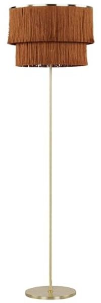 'Peristeri' Stehlampe, Metall braun gold, 40 x 40 x 137 cm
