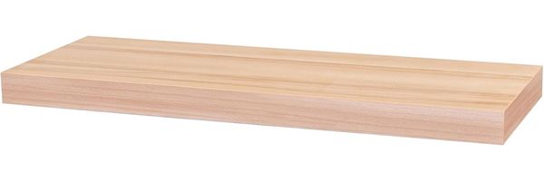 Levandeo® Wandregal, Wandboard Bobby 60cm Kernbuche - Wandregal Regal Board Bord