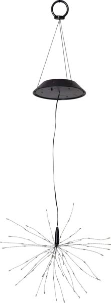 LED Solar-Hängeleuchte ,Firework', Dämmerungssensor, outdoor, 90 bunte LEDs, 50cm