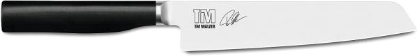 Kai Tim Mälzer Kamagata Allzweckmesser, Küchenmesser, Kochmesser, Edelstahl, Kunststoff, Schwarz, 15 cm, TMK-0701