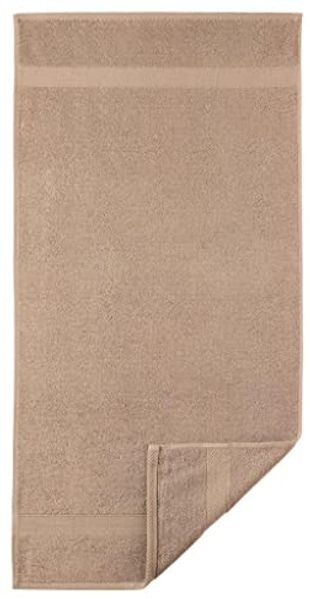 Diamant Waschhandschuh 15x21cm braun 450g/m² 100% Baumwolle