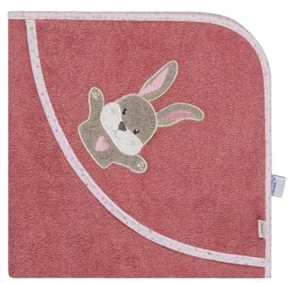 Sterntaler Badecape - Hanni Hase - 80 x 80 cm Rot