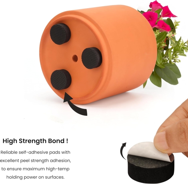 Belle Vous Übertopf Belle Vous 40er Pack Unsichtbarer Blumentopf Füße - Blumenständer (1 St) Bild 3