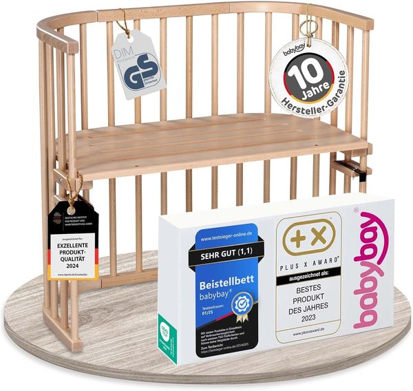 Babybay 'Original' Beistellbett natur lackiert