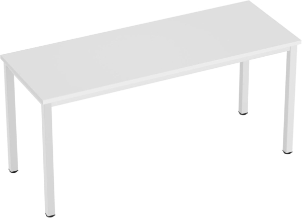 SogesHome Computertisch Schreibtisch 120 x 60 x 75 cm PC Schreibtisch Büro Schreibtisch Workstation für Home Office Verwenden Schreibtisch, Esstisch Konferenztisch,Weiss, AC3DW-120-SH Bild 7