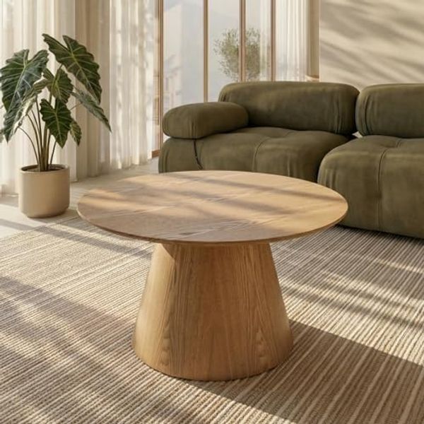Tango Couchtisch Rund ø80 cm - Eiche Natur