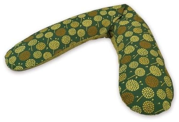 Theraline Stillkissen "Das Original" Dinkel Füllung inkl. Bezug190 cm 164 Pusteblume dunkelgrün