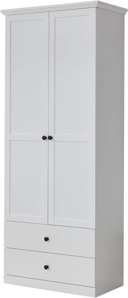 Garderobenschrank Baxter in weiß 81 cm