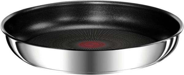 Tefal Bratpfanne Ingenio Preference, Edelstahl (1-tlg), stapelbar, Antihaftversiegelung, Thermo-Signal, 18/10-Edelstahl