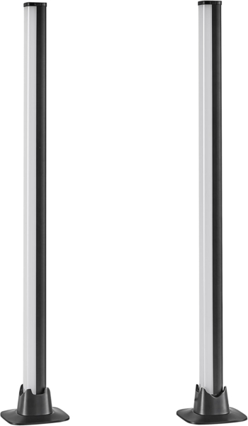 2er Set LED Tischleuchten BOY mit Fernbedienung, RGB & Sound Control - H 55cm