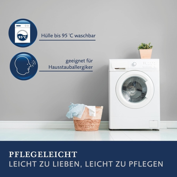 Billerbeck 'Classic Novum' Nackenstützkissen, Visco-Schaum, 40x80 cm Bild 5