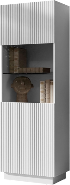Vitrine Liwerio 1D (Farbe: Weiß)
