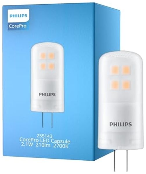 PHILIPS CorePro LEDcapsuleLV 2.1-20W G4 827 D LED-Röhrenlampe G4 2,1W 2700K 210lm