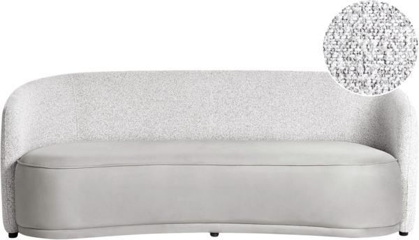 3-Sitzer ROSET Stoff Grau