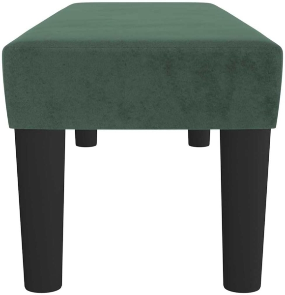 vidaXL Sitzbank Dunkelgrün 100x30x30 cm Samt 346669 Bild 4