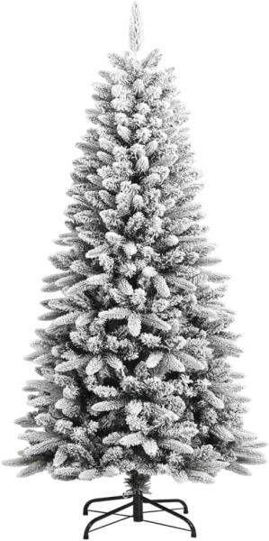 vidaXL Künstlicher Weihnachtsbaum Beschneit 120 cm PVC&PE 345188