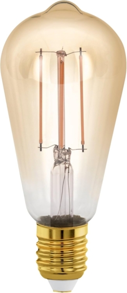 Eglo 110067 LED Filament Leuchtmittel E27 GOLDEN AGE L:14. 2cm Ø:6. 4cm dimmbar 1700K