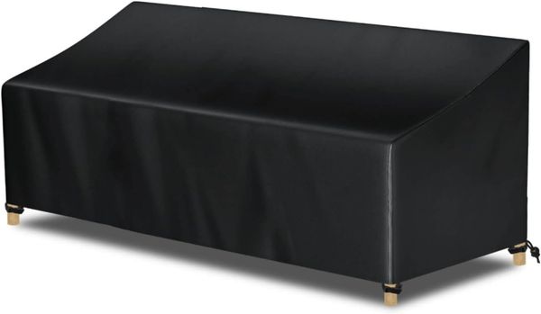 Awnic 3-Sitzer Outdoor-Sofa Abdeckung wasserdicht, Garten Sektional Sofa Abdeckung, Patio Möbel deckt 220 x 85 x 71 cm