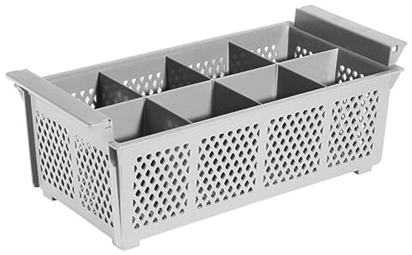 CONTACTO Besteckspülkorb, Höhe: 150 mm, Länge: 430 mm, Breite: 210 mmgrau