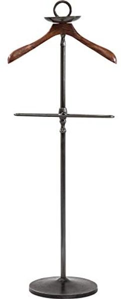 Kare Herrendiener Cosmopolitan Garderobe, Stahl, Schwarz, 29x53. 5x122 cm