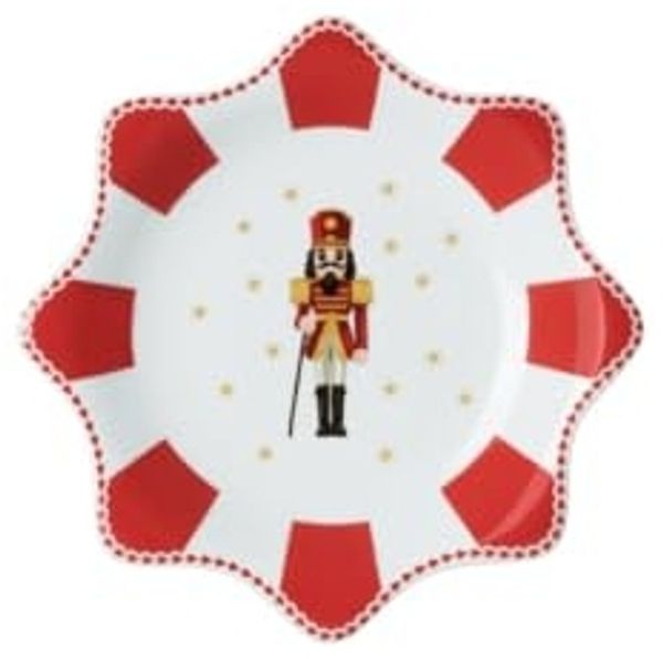 Hutschenreuther Sternschale 20 cm Christmas Love red
