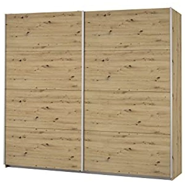 rauch möbelwerke gmbh Caracas Schwebetürenschrank, Holzwerkstoff, Eiche Artisan, 226 x 210 x 62