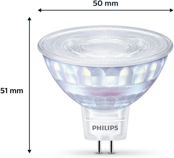 Philips LED-Lampe LED 50W GU5. 3 WW 12V 36D WGD SRT4 GU5. 3 Bild 3