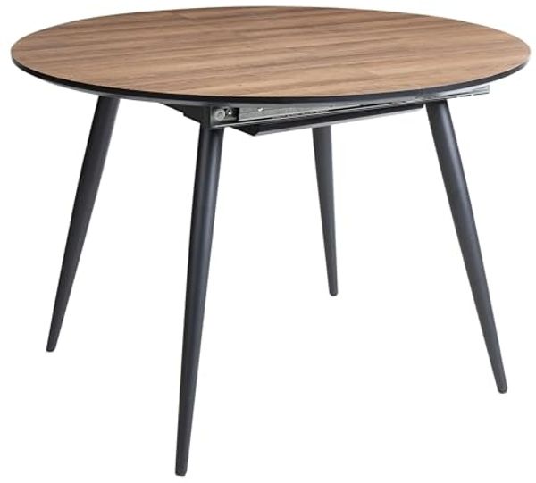 Ausziehbarer Esstisch SENIAC Braun 110 150 cm 112 cm Bild 4