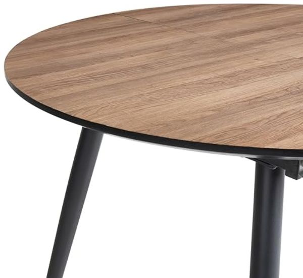 Ausziehbarer Esstisch SENIAC Braun 110 150 cm 112 cm Bild 6