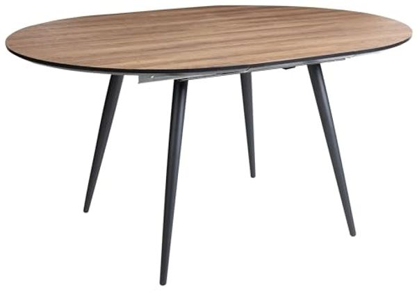 Ausziehbarer Esstisch SENIAC Braun 110 150 cm 112 cm