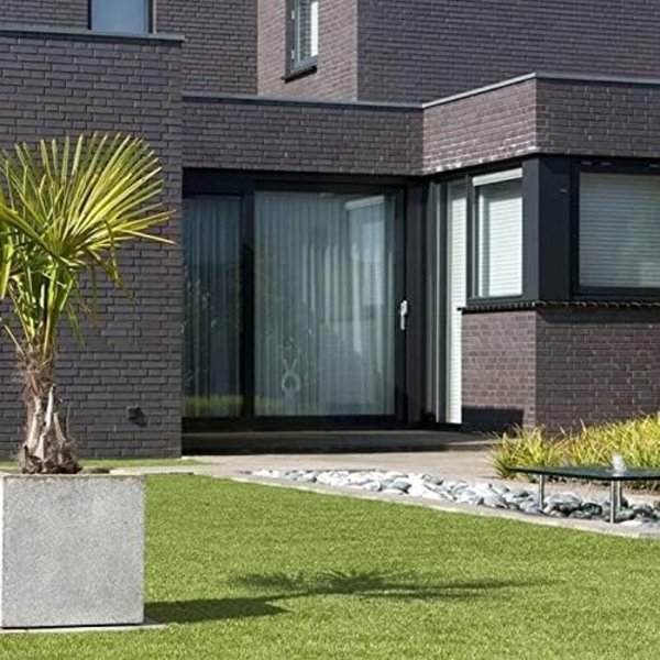 Floordirekt Premium Kunstrasen - Rasenteppich - Rollrasen - Kunststoffrasen - Garten-Rasen - Rasen für Balkon, Terrasse & Garten (Windsor (Höhe: 25mm) 200x400 cm Bild 4